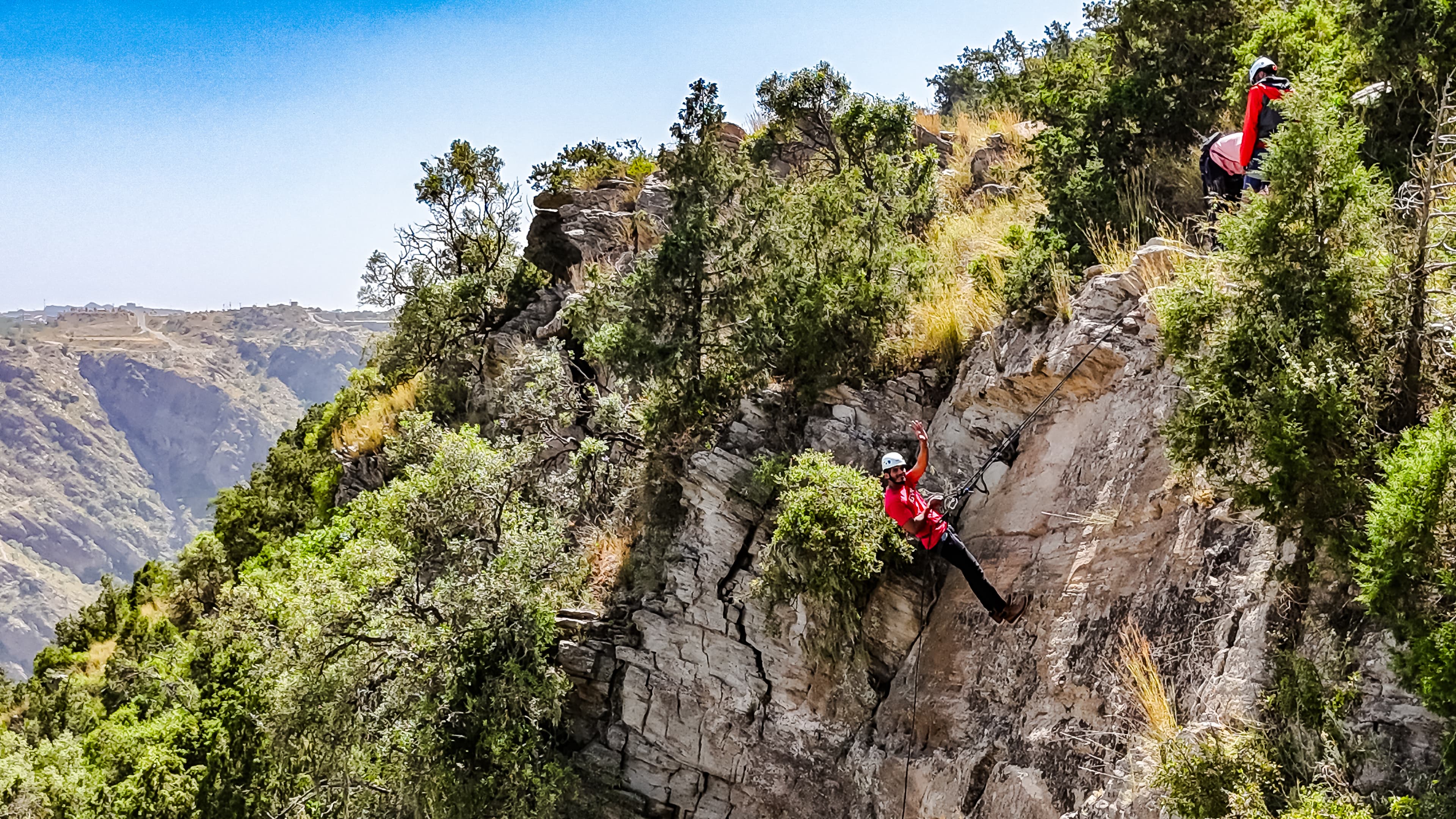 Experiencia de rappel en Tanouma