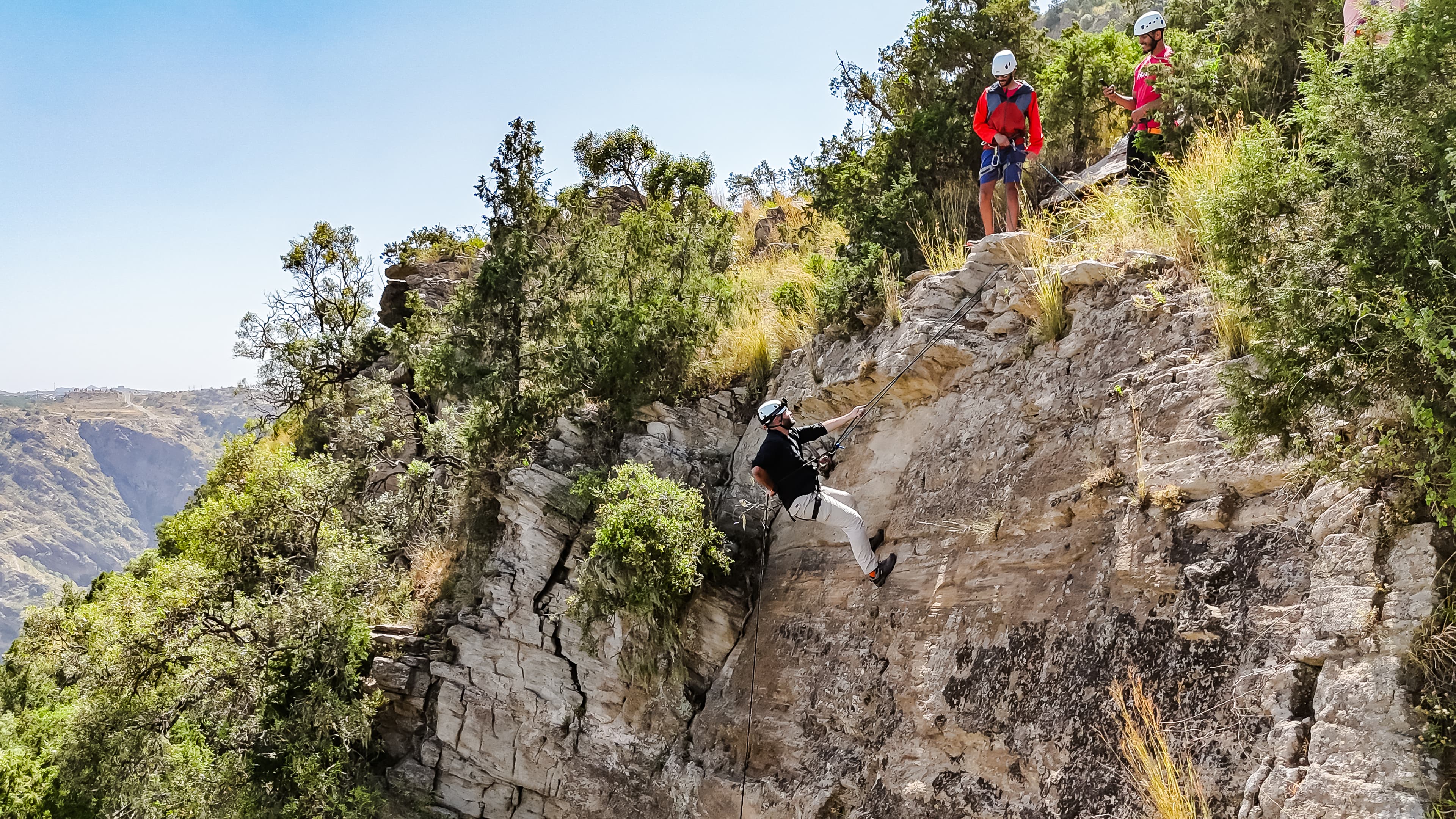 Experiencia de rappel en Tanouma