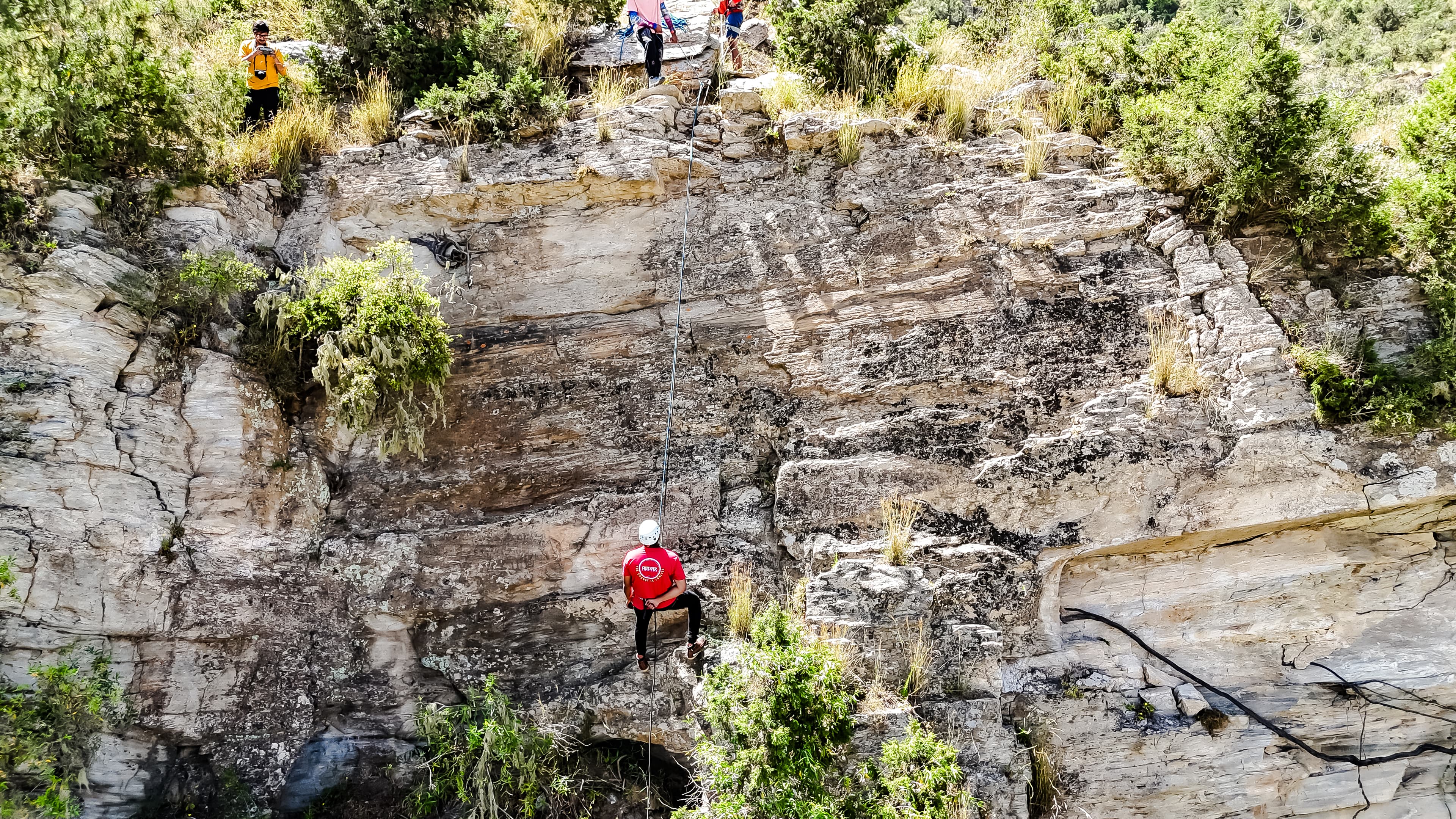 Experiencia de rappel en Tanouma